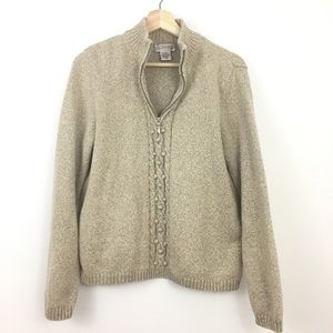 Northern Reflection |  Vintage Sweater with Zipper